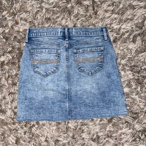 11/12 Abercrombie Kids Teen Blue Jean skirt washed jeans! A&F